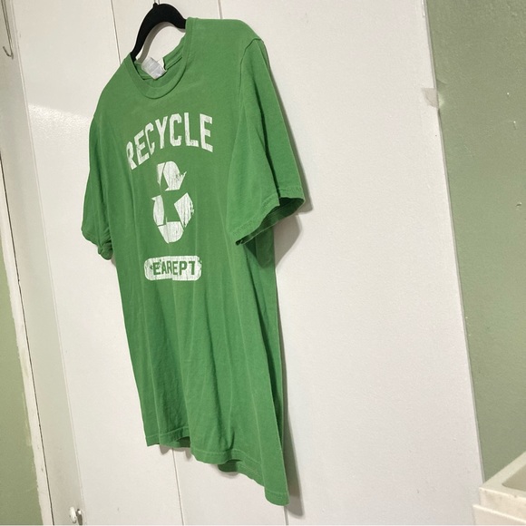 RECYCLE EARTH Dept Green T shirt Unisex Environmental Friendly Unisex Small - Picture 8 of 15